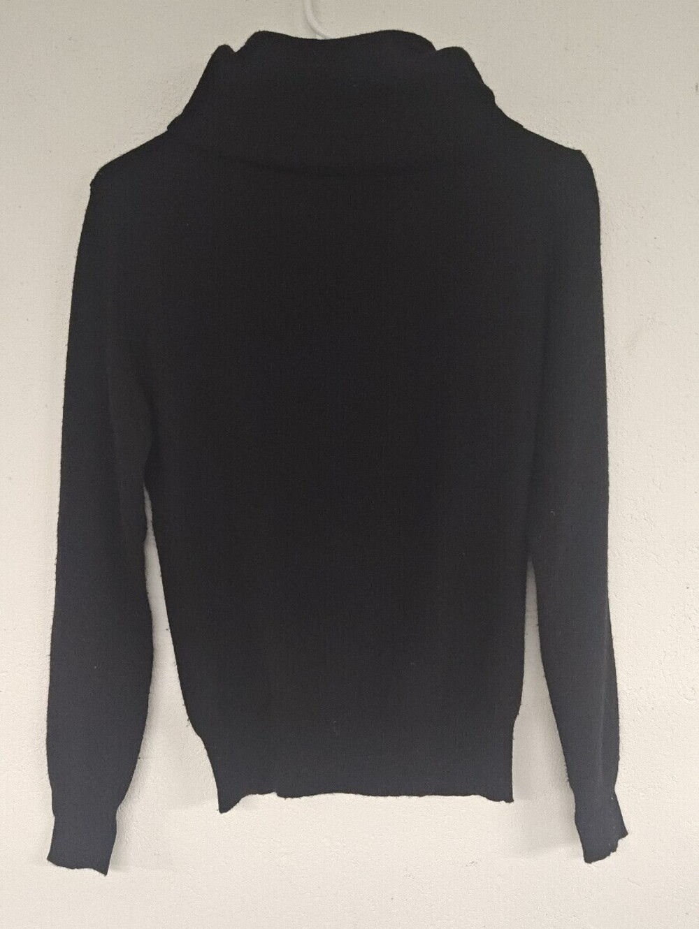 Vintage Daniel Caron 100% Cashmere Black Turtleneck Sweater Women’s Small